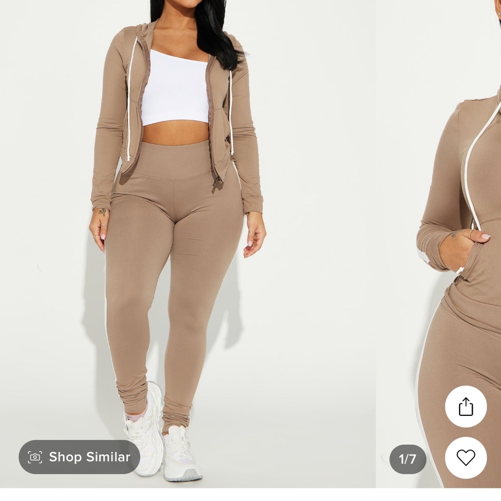 Fashion nova tennis courts III set- taupe